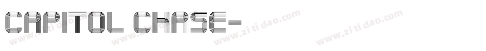 Capitol Chase字体转换